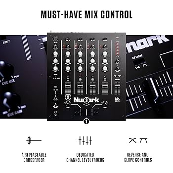 Amazon.com: Numark M6 USB - 4-Channel DJ Mixer with Built-In